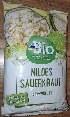 Mildes Bio-Sauerkraut front packaging