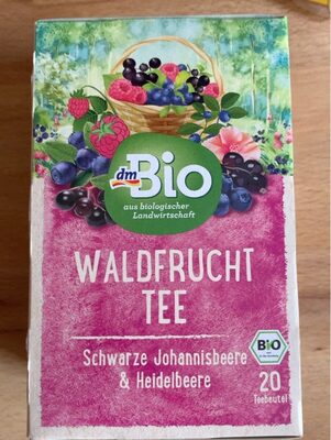 Waldfrucht tee front packaging
