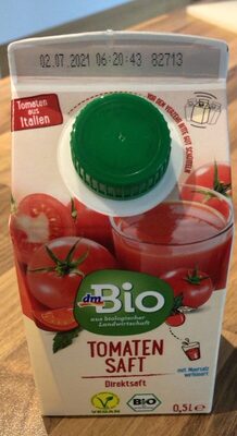 Tomatensaft front packaging