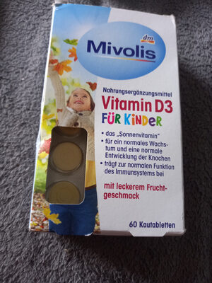 Vitamin D3 für kinder ingredients label