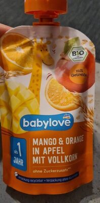 Mango Orange in Apfel mit Vollkorn