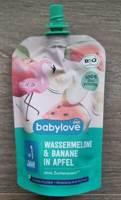 Wassermelone - Banane in Apfel front packaging