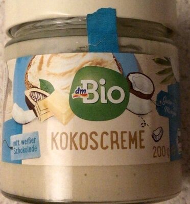 Kokoscreme mit weißer schokolade