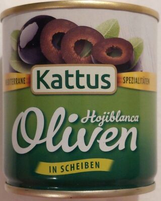 Hojiblanca Oliven in Scheiben