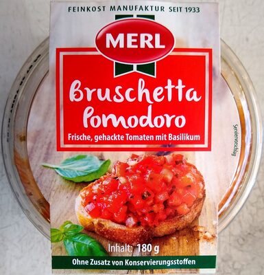 Bruschetta Pomodoro front packaging