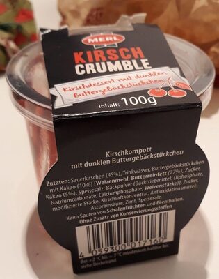 Kirsch Crumble