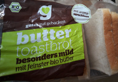 butter toastbrot besonders mild mit bio butter