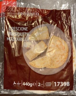 Crescione prosciutto e mozzarella