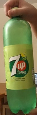 7 Up Light Lemon and Lime 2 Litre Bottle front packaging