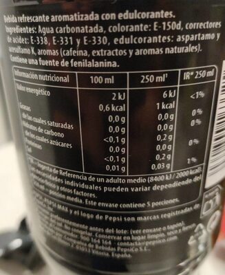 Pepsi Max 1.25l
