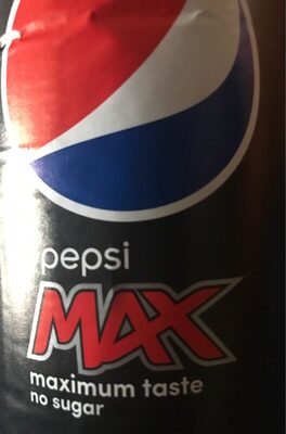 Pepsi max nos sugar front packaging