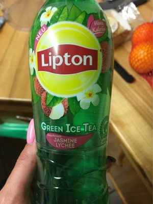 Green ice tea front packaging
