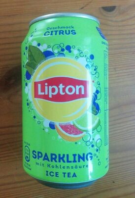 Lipton Eistee Sparkling Citrus front packaging