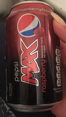Pepsi max rasberry front packaging