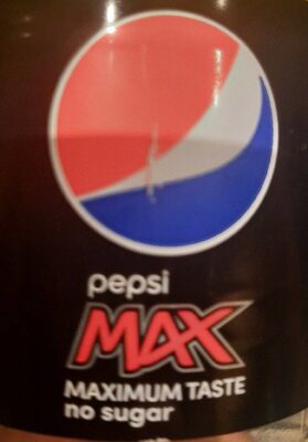 Pepsi Max front packaging