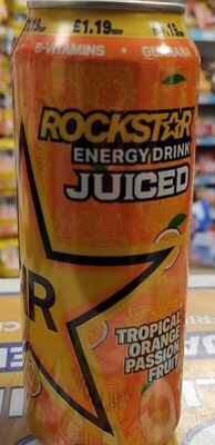 Tropical orange passion fruit