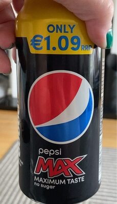 Pepsi max can 440ml