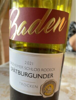 Baden Qualitätswein- Spätburgunder trocken