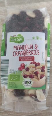 Mandeln & Cranberries front packaging