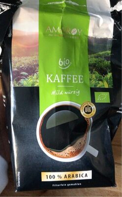 Bio Kaffee mild würzig front packaging