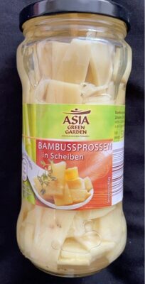 Bambussprossen in Scheiben