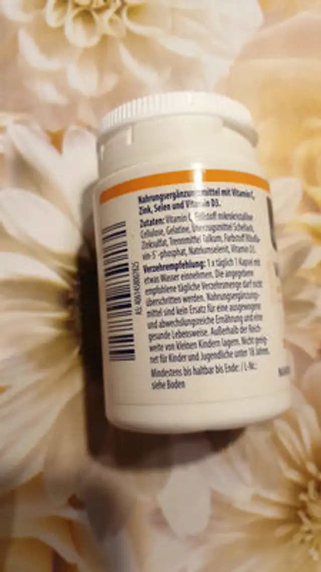 Vitamin-C-Depot-Kapseln ingredients label