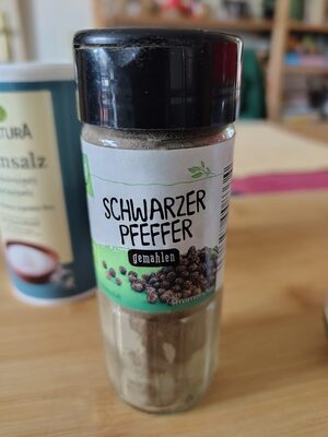Schwarzer Bio-Pfeffer, gemahlen