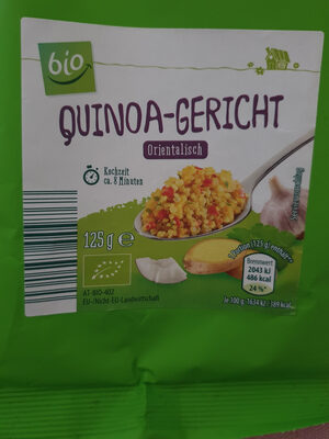 Quinoa Gericht front packaging