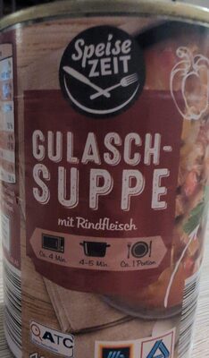 Gulaschsuppe front packaging