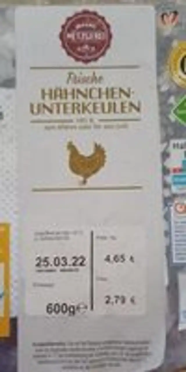 TK-Eigen Huhn Hähnchen-Unterkeulen XXL 1kg 3.99€ 1kg