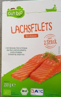 Lachsfilets front packaging