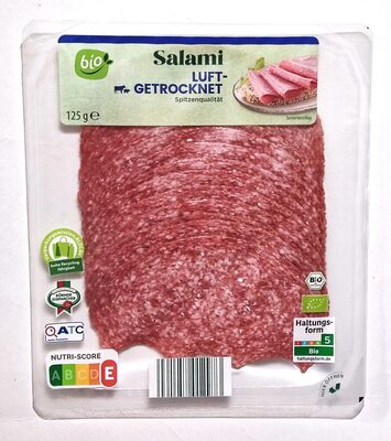 Bio-Salami - luftgetrocknet front packaging