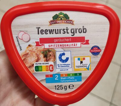 Teewurst Grob front packaging