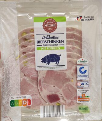 Delikatess Bierschinken mit Pistazien front packaging