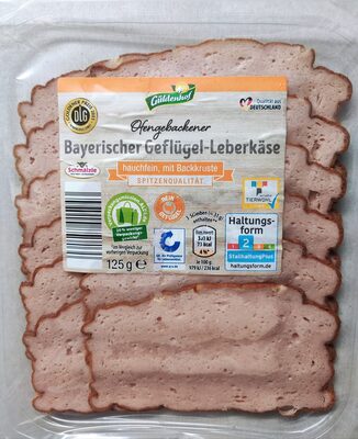 Bayerischer Geflügel-Leberkäse front packaging