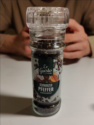 Gewürzmühle - Schwarzer Pfeffer front packaging