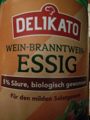 Essig Wein und branntwein