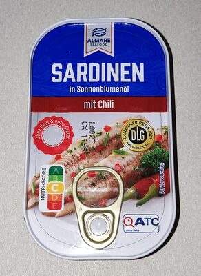 Sardinen in Sonnenblumenöl - Chili