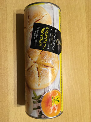 6 Sonntagsbrötchen - Teig zum Backen