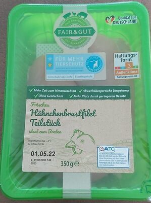 Frisches Hähnchenbrustfilet Teilstück