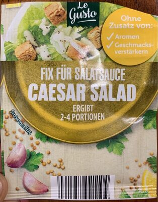 Fix für salatsauce CAESAR SALAD front packaging