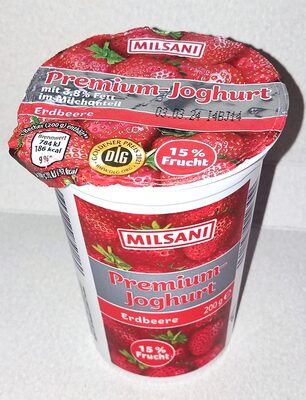 Erdbeere Premium-Joghurt