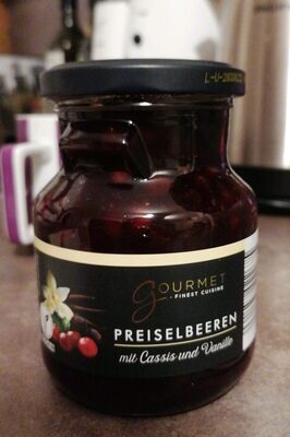 Preiselbeeren mit Cassis und Vanille