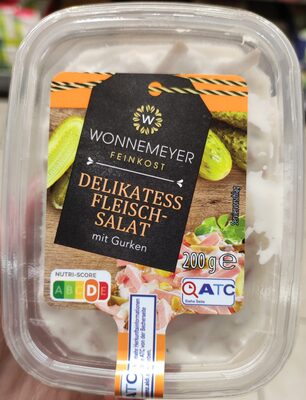 Delikatess-Fleischsalat mit Gurken