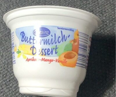 Buttermilchdessert - Aprikose-Mango-Vanille