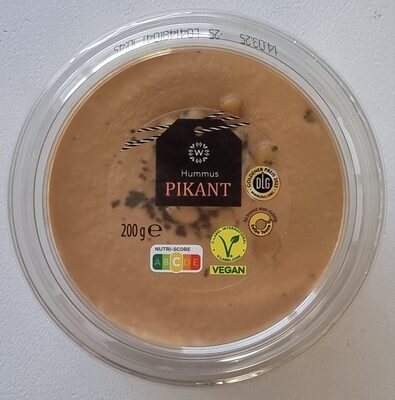 Hummus - Pikant front packaging