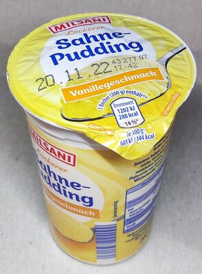 Lockerer Sahnepudding - Vanillegeschmack