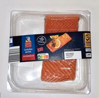 Lachsfilet-Portion mit Haut aus Norwegen