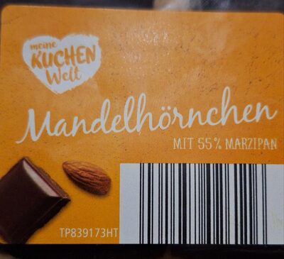 Feine Kleinkuchen Mandelhörnchen