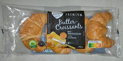 Premium Butter-Croissants zum Aufbacken